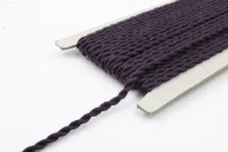 Dark Purple 2-Ply Twisted Macrame Cord sample, design MT-8A32081D, view 4