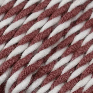 Dusty Pink and White 2-Ply Twisted Macrame Cord sample, design MT-DB1CC9FA, view 13