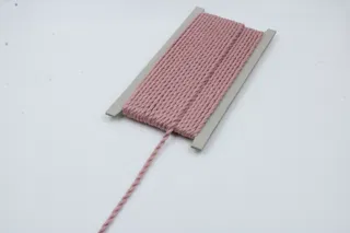 Dusty Rose 2-Ply Twisted Macrame Cord sample, design MT-711B7AA8, view 3
