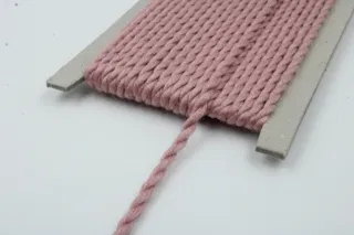 Dusty Rose 2-Ply Twisted Macrame Cord sample, design MT-711B7AA8, view 4