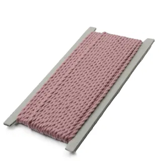 Dusty Rose 2-Ply Twisted Macrame Cord sample, design MT-711B7AA8, view 6