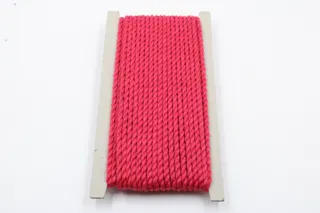 Hot Pink 2-Ply Twisted Macrame Cord sample, design MT-3401F93B, view 2