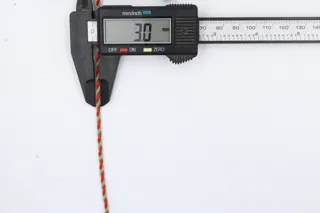 Khaki and Red 2-Ply Twisted Macrame Cord sample, design MT-5FDCFC16, view 5