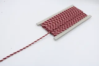 Maroon and Dusty Pink 2-Ply Twisted Macrame Cord sample, design MT-7CD2E5D5, view 3