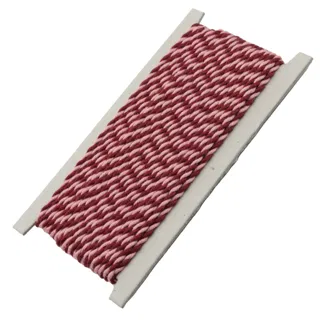 Maroon and Dusty Pink 2-Ply Twisted Macrame Cord sample, design MT-7CD2E5D5, view 7