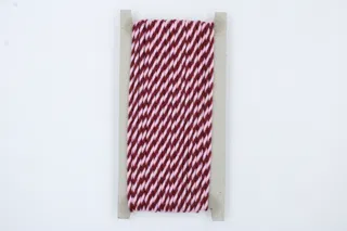 Maroon and Lilac Powder Pink 2-Ply Twisted Macrame Cord sample, design MT-BEC5A257, view 2