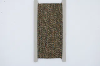 Dark Green, Rust, Orange and Gold 2-Ply Twisted Macrame Cord sample, design MT-12CB8452, view 2