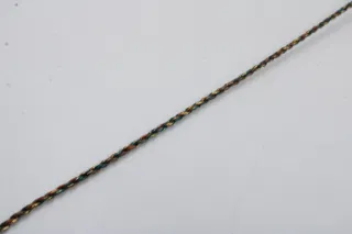 Dark Green, Rust, Orange and Gold 2-Ply Twisted Macrame Cord sample, design MT-12CB8452, view 5
