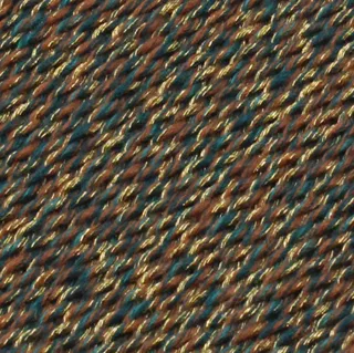 Dark Green, Rust, Orange and Gold 2-Ply Twisted Macrame Cord sample, design MT-12CB8452, view 7