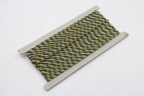 Khaki Mustard and Army Green 2-Ply Twisted Macrame Cord