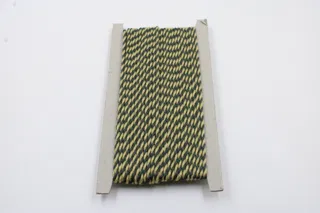 Khaki Mustard and Army Green 2-Ply Twisted Macrame Cord sample, design MT-0EE9C037, view 2
