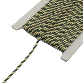 Khaki Mustard and Army Green 2-Ply Twisted Macrame Cord sample, design MT-0EE9C037, view 7
