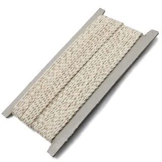 Off White and Copper Metallic 2-Ply Twisted Macrame Cord sample, design MT-4D968D19, view 6