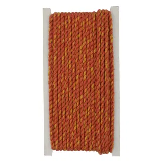 Rust Orange and Mustard Yellow 2-Ply Twisted Macrame Cord sample, design MT-5C06A622, view 8