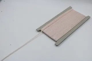 Powder Pink 2-Ply Twisted Macrame Cord sample, design MT-948413EB, view 3