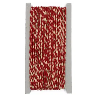 Red and Light Yellow 2-Ply Twisted Macrame Cord sample, design MT-11DBBD10, view 8