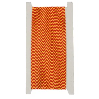 Red and Yellow 2-Ply Twisted Macrame Cord sample, design MT-644A0AE8, view 7