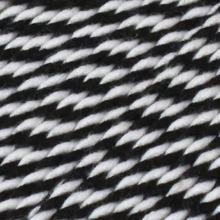 Black and White 2-Ply Twisted Macrame Cord sample, design MT-606DF836, view 9