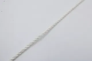 White 2-Ply Twisted Macrame Cord sample, design MT-34D3BCF2, view 5