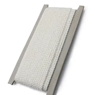 White 2-Ply Twisted Macrame Cord sample, design MT-34D3BCF2, view 7