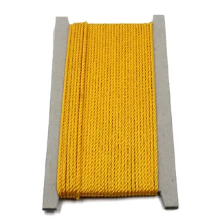 Golden Yellow 2-Ply Twisted Macrame Cord sample, design MT-D71B8107, view 14