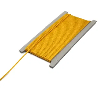 Golden Yellow 2-Ply Twisted Macrame Cord sample, design MT-D71B8107, view 15