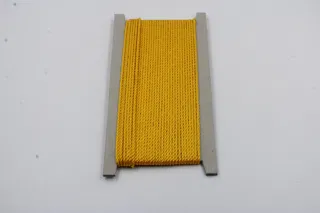 Golden Yellow 2-Ply Twisted Macrame Cord sample, design MT-D71B8107, view 2
