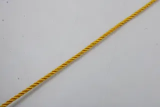 Golden Yellow 2-Ply Twisted Macrame Cord sample, design MT-D71B8107, view 5