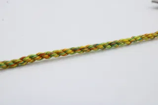 Yellow, Green, Orange and Teal 2-Ply Twisted Macrame Cord sample, design MT-4AB21F13, view 6