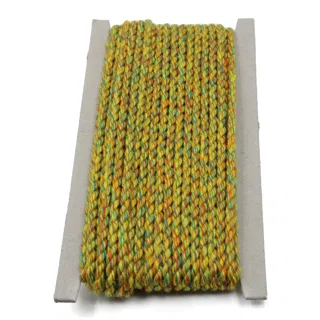 Yellow, Green, Orange and Teal 2-Ply Twisted Macrame Cord sample, design MT-4AB21F13, view 9