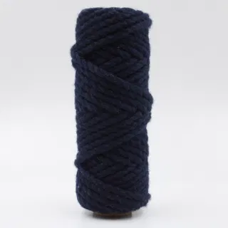 Dark Blue 3-Ply Twisted Macrame Cord, Navy Tone sample, design MT-A7F1BD7A, view 4