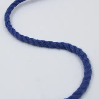 Hard Blue 3-Ply Twisted Macrame Cord, Royal Blue Tone sample, design MT-8710D62D, view 3