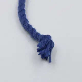 Hard Blue 3-Ply Twisted Macrame Cord, Royal Blue Tone sample, design MT-8710D62D, view 4