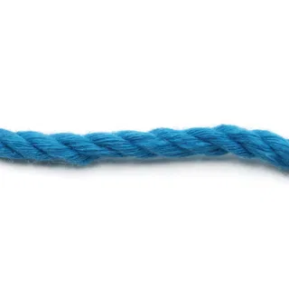 Real Blue 3-Ply Twisted Macrame Cord, Turquoise Tone sample, design MT-87389571, view 7