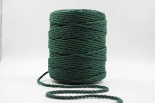 Army Green 3-Ply Twisted Macrame Cord sample, design MT-E8356806, view 2