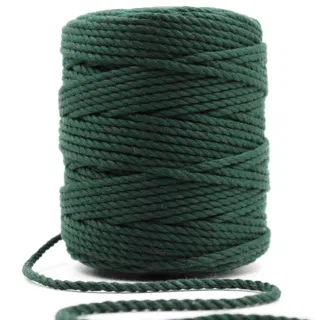 Army Green 3-Ply Twisted Macrame Cord sample, design MT-E8356806, view 7