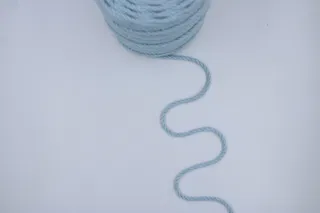 Baby Blue 3-Ply Twisted Macrame Cord sample, design MT-CDF6E47E, view 3