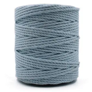 Baby Blue 3-Ply Twisted Macrame Cord sample, design MT-CDF6E47E, view 5