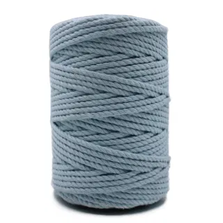 Baby Blue 3-Ply Twisted Macrame Cord sample, design MT-CDF6E47E, view 8