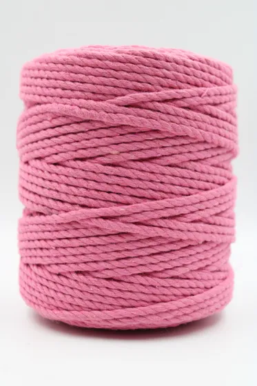 Baby Pink 3-Ply Twisted Macrame Cord