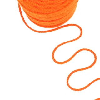 Bright Orange 3-Ply Twisted Macrame Cord sample, design MT-D771E507, view 7