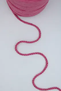 Bubble Gum 3-Ply Twisted Macrame Cord sample, design MT-01E7FB76, view 3
