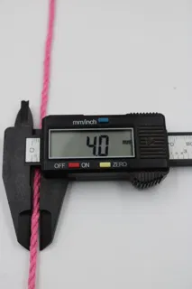 Bubble Gum 3-Ply Twisted Macrame Cord sample, design MT-01E7FB76, view 4