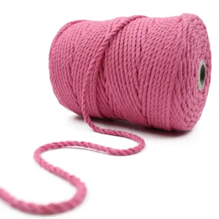 Bubble Gum 3-Ply Twisted Macrame Cord sample, design MT-01E7FB76, view 6