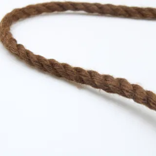 Warm Chocolate Brown 3-Ply Twisted Macrame Cord sample, design MT-65D8443E, view 3