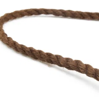 Warm Chocolate Brown 3-Ply Twisted Macrame Cord sample, design MT-65D8443E, view 6