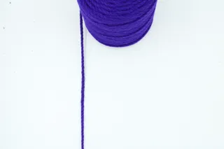 Dark Indigo Blue 3-Ply Twisted Macrame Cord sample, design MT-C57AB061, view 4