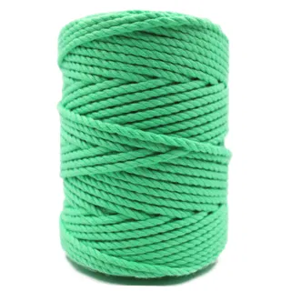 Dark Mint 3-Ply Twisted Macrame Cord sample, design MT-3D332EC8, view 8