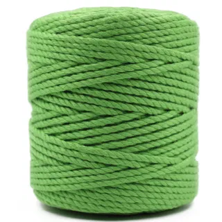 Dark Parrot Green 3-Ply Twisted Macrame Cord sample, design MT-920E94F1, view 5