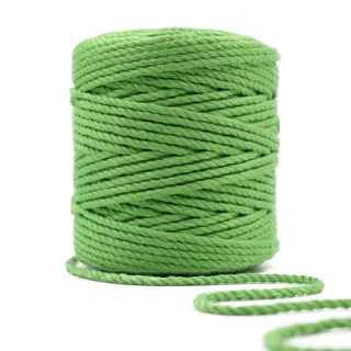 Dark Parrot Green 3-Ply Twisted Macrame Cord sample, design MT-920E94F1, view 6